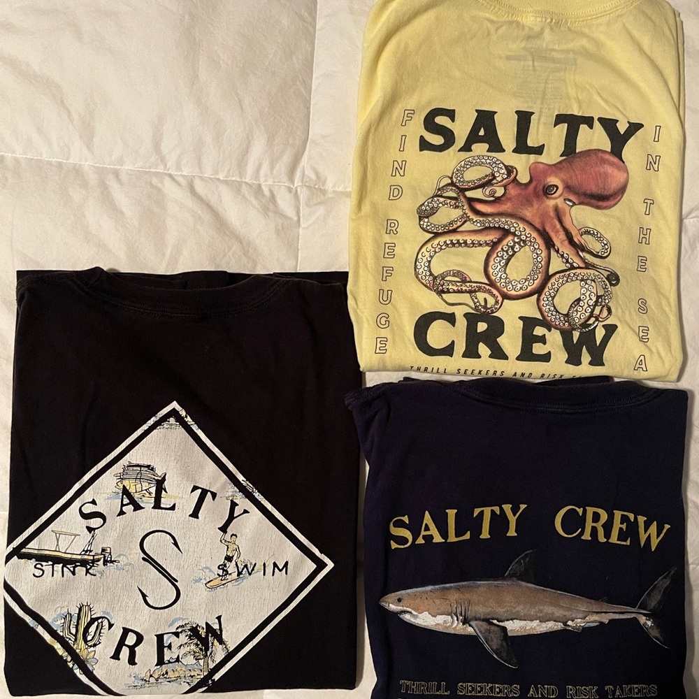 Salty Crew boys shirts